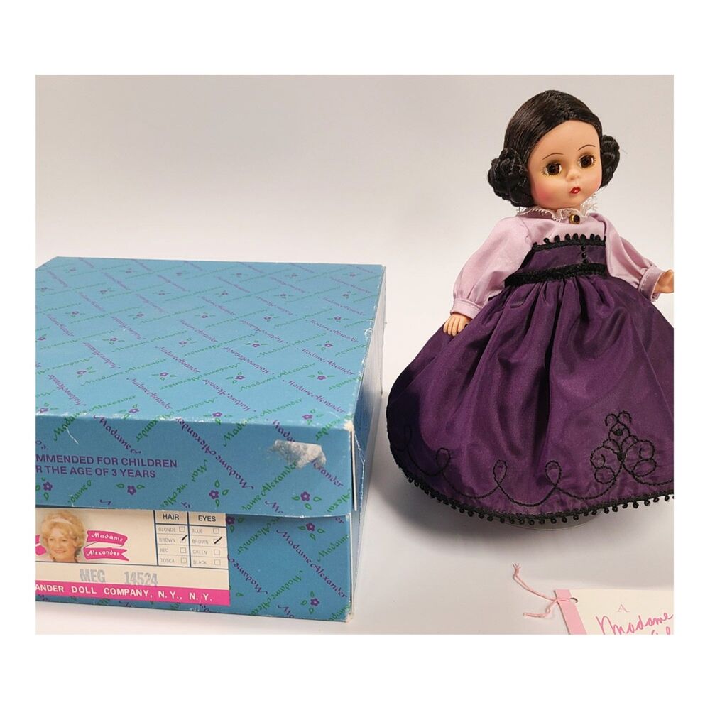 Madame Alexander Doll "Meg" 14524 with Original Box – 8” Victorian Style